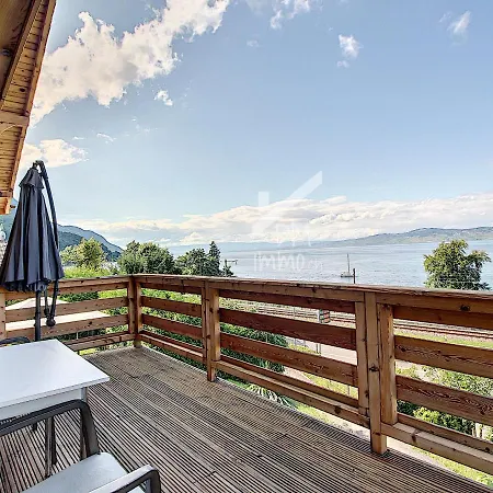 בקתה Chalet Au Bord Du Lac Leman